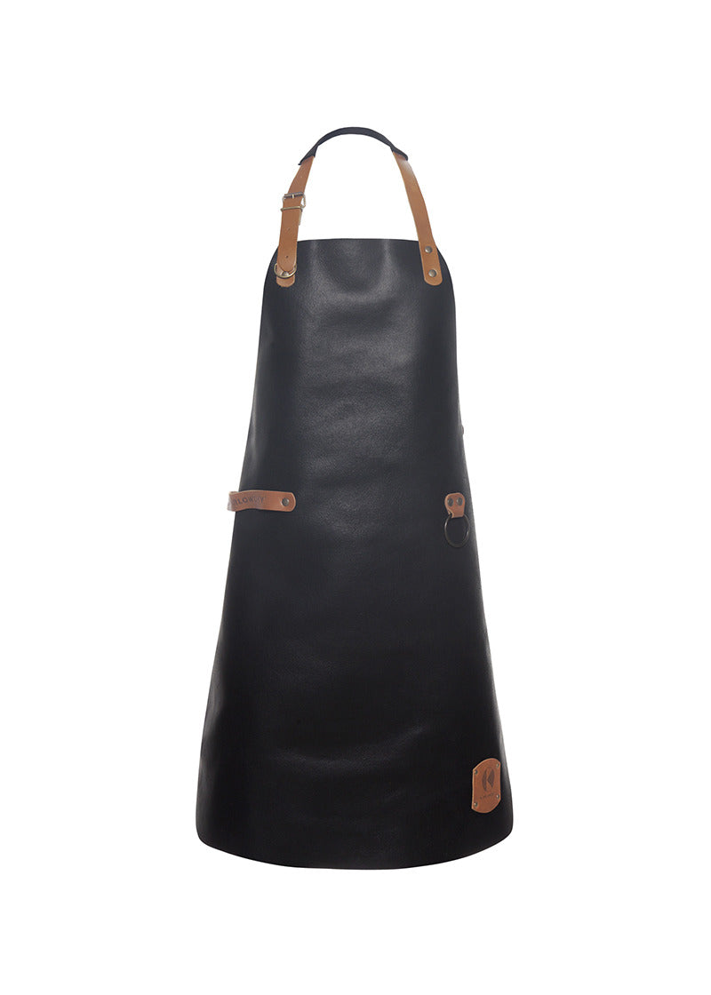 Karlowsky LS 23 Leather Bib Ap - Black