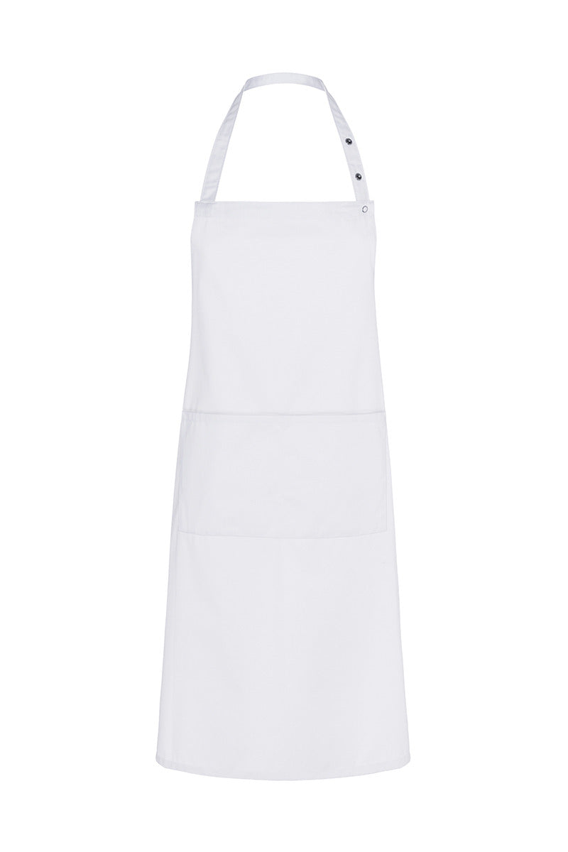 Karlowsky LS 34 Bib Apron Tene - White