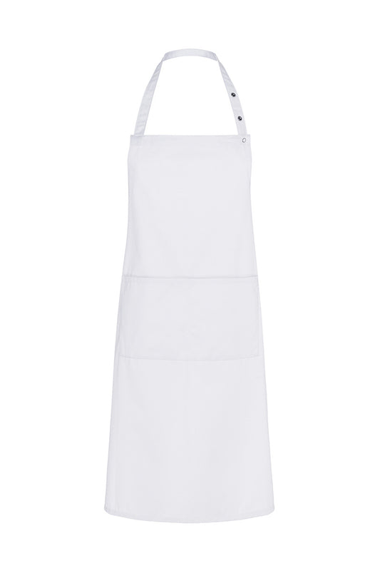 Karlowsky LS 34 Bib Apron Tene - White