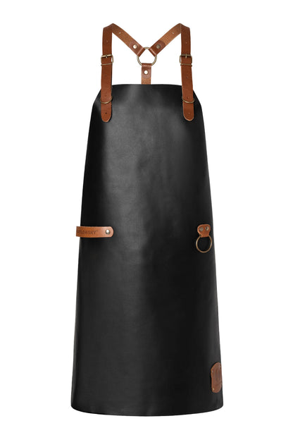 Karlowsky LS 35 Leather Apron - Black
