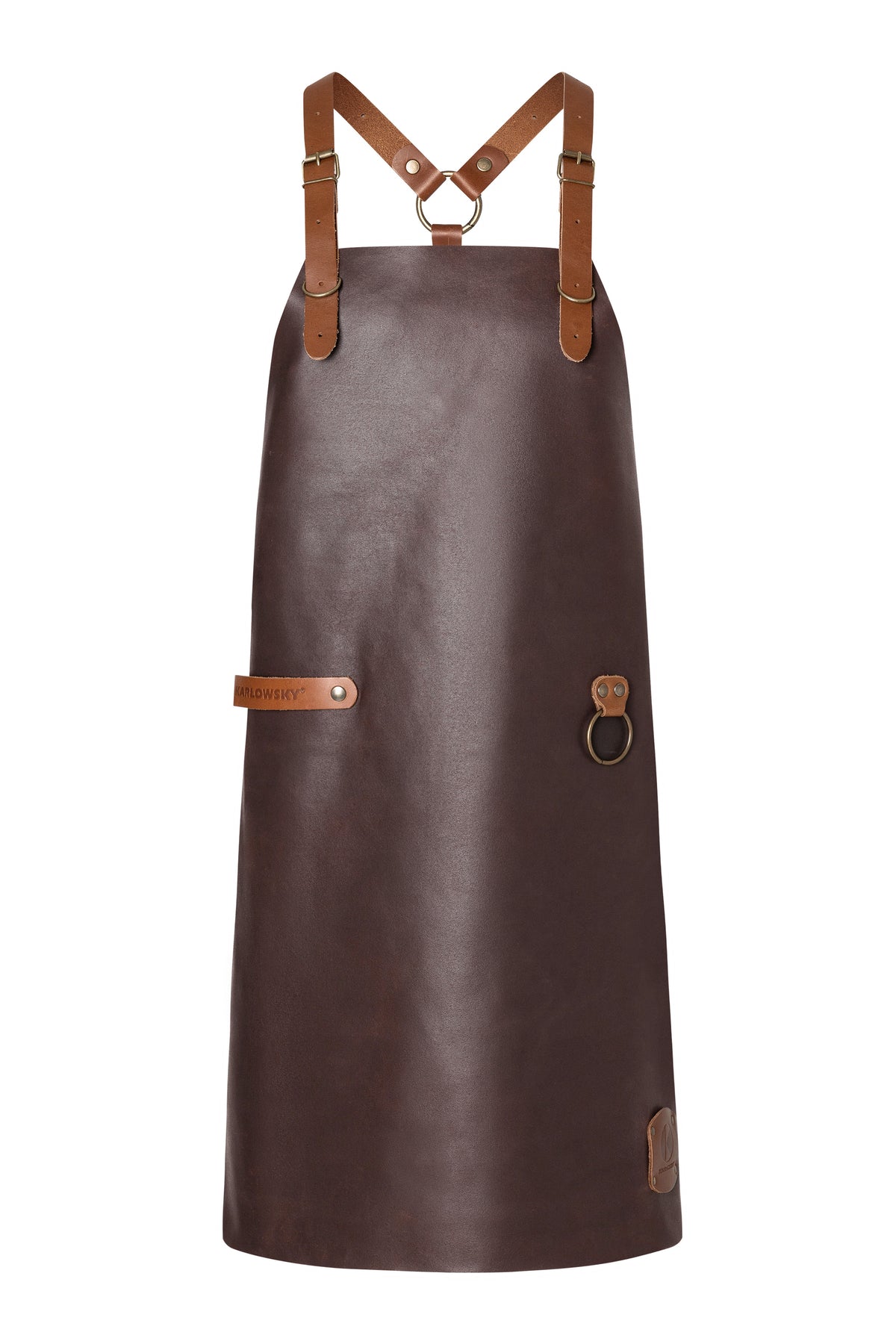 Karlowsky LS 35 Leather Apron - Mocca