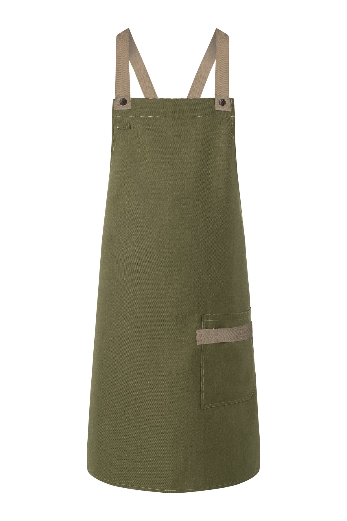 Karlowsky LS 38 Bib Apron - Moss Green