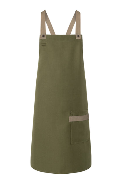 Karlowsky LS 38 Bib Apron - Moss Green