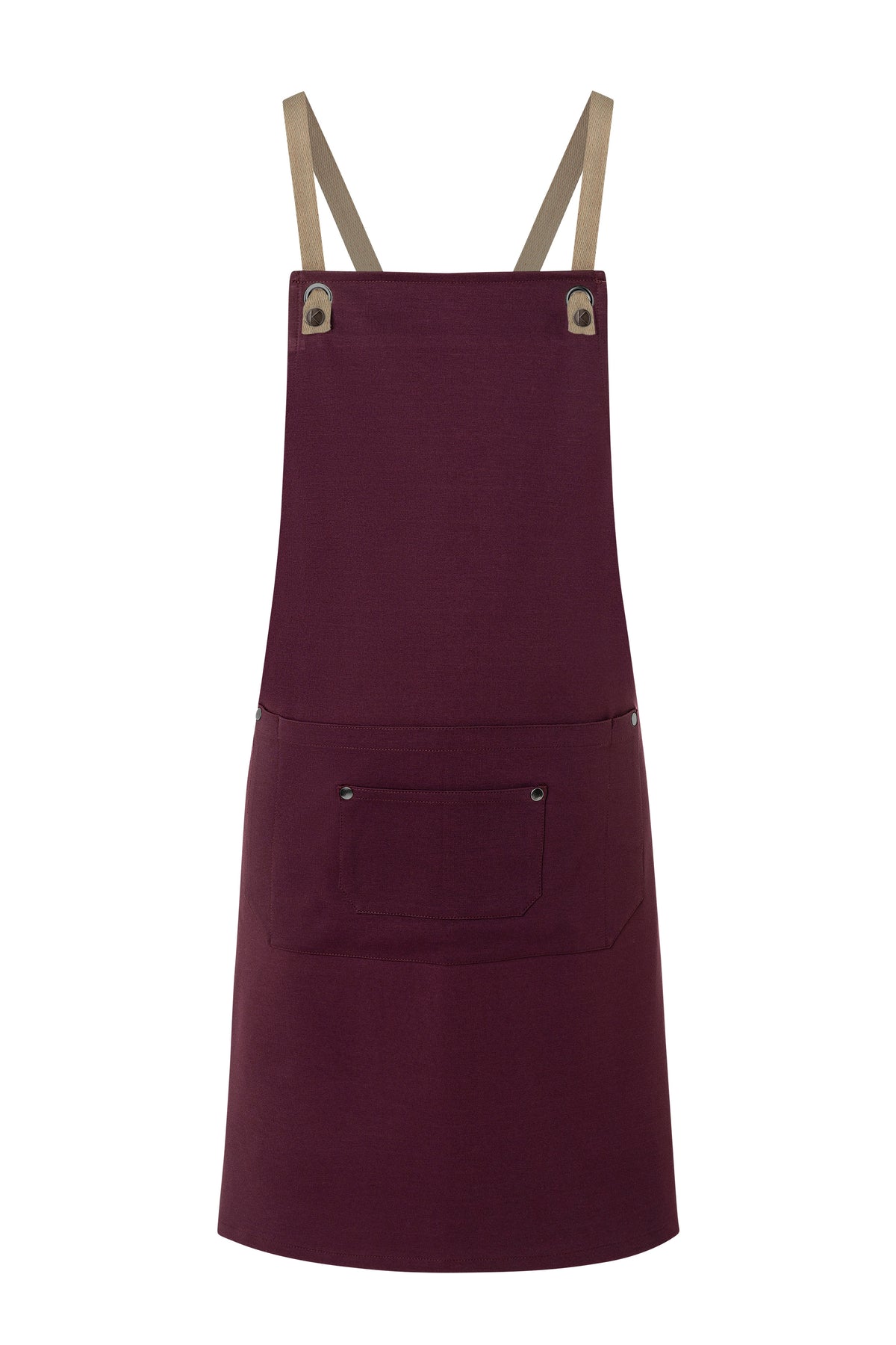 Karlowsky LS 39 Bib Apron Urba - Aubergine