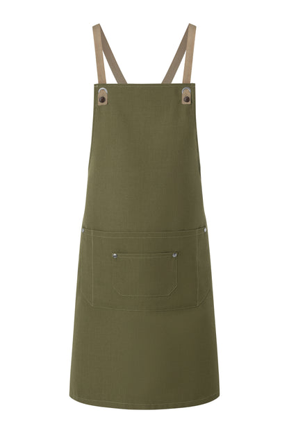 Karlowsky LS 39 Bib Apron Urba - Moss Green