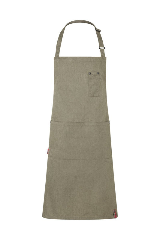 Karlowsky RCLS 15 Bib apron - Vintage Moss Green