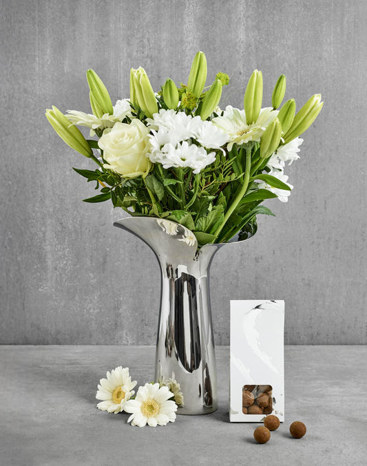 Georg Jensen - Bloom Vase m. chokolade