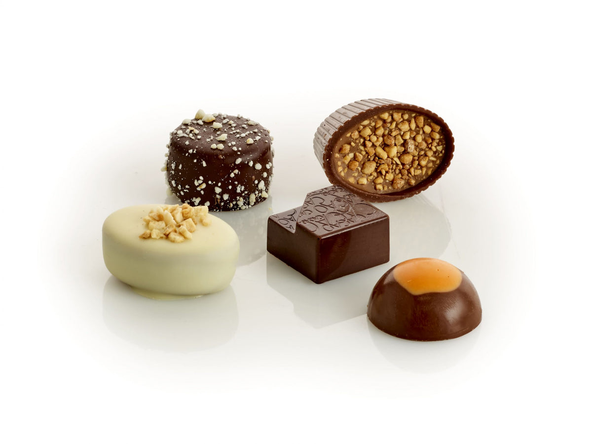Restaurant pakke, Dansk fyldt luksus chokolade, ass, 900 g.