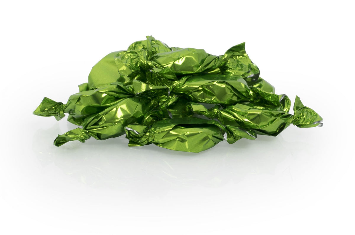 Bulk, Grønne karameller (Chocolade), 1000 g.