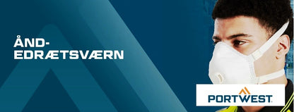 Portwest CV33 - tre-lags anti-bakterielt mundbind.
