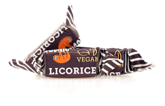 Økologisk lakrids fudge, 1000 g. (12 g. pr. stk.)