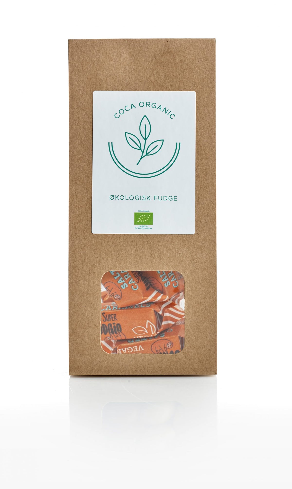 Natur Hanger, Økologisk Vegansk karamel & salt fudge, 80 g.