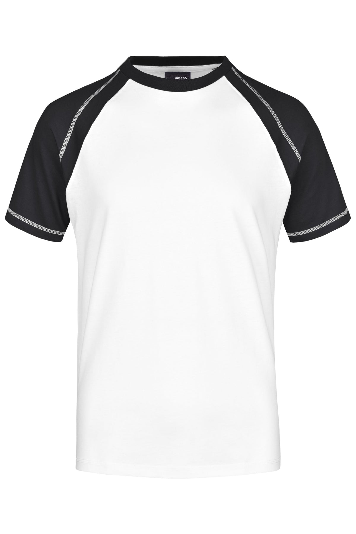 Men’s Raglan-T - White/Black