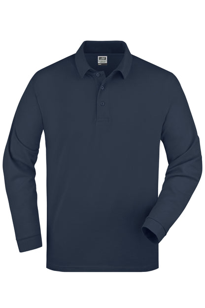 Polo Piqué Heavy Longsle - Navy