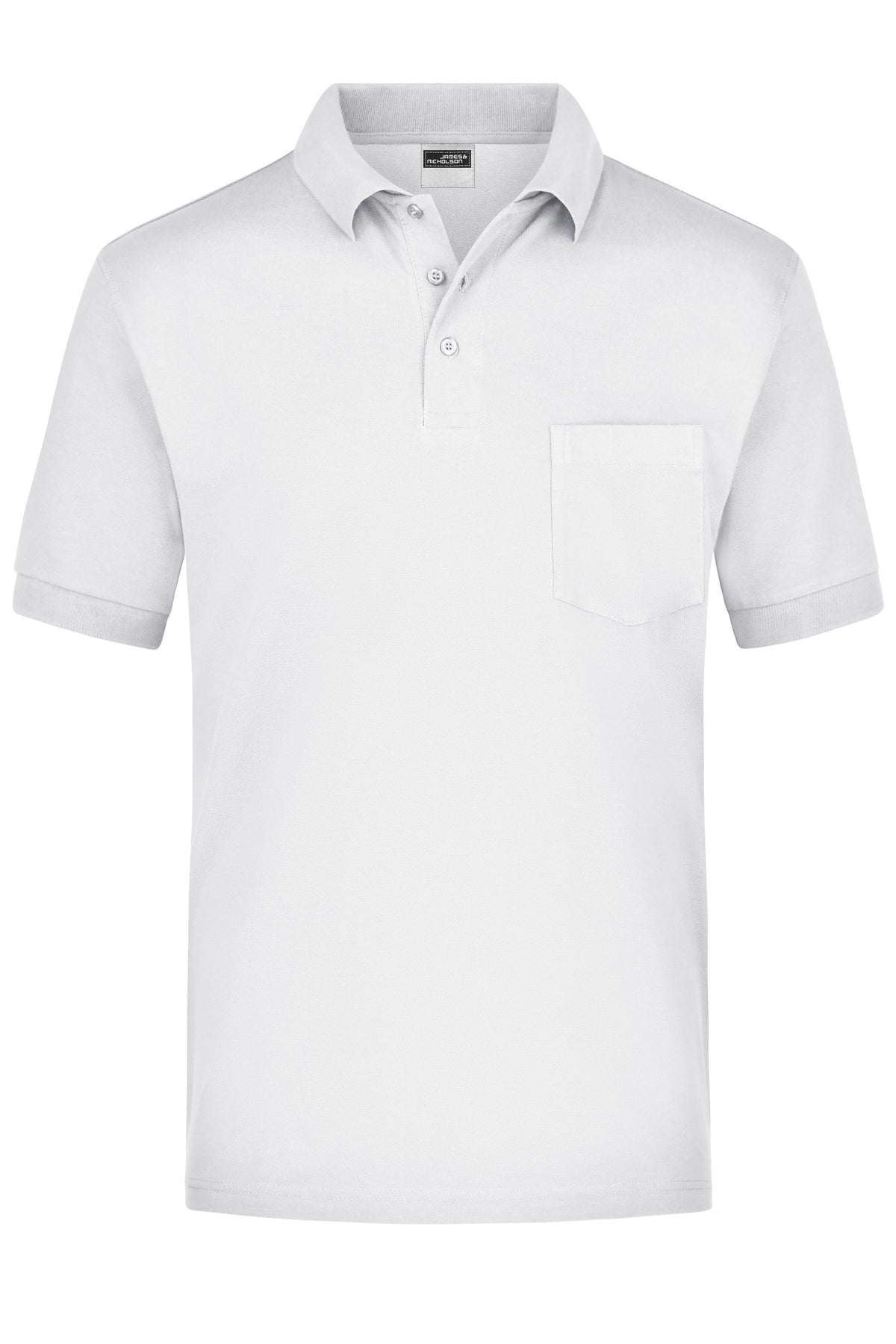 Polo Piqué Pocket - White