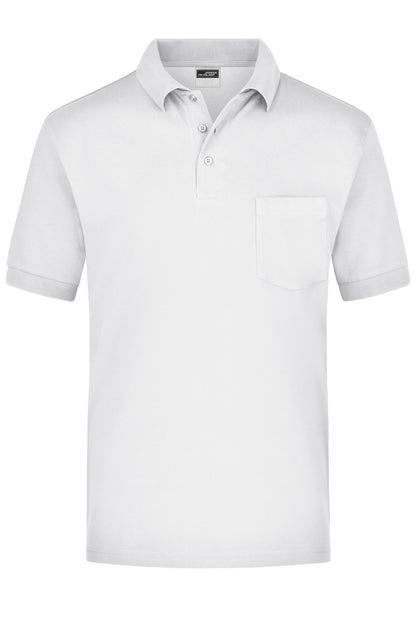 Polo Piqué Pocket - White
