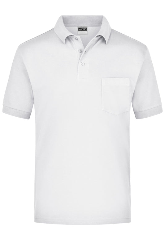 Polo Piqué Pocket - White