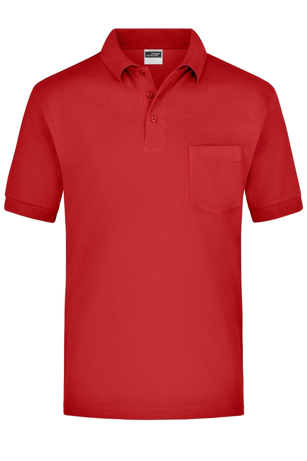 Polo Piqué Pocket - Red
