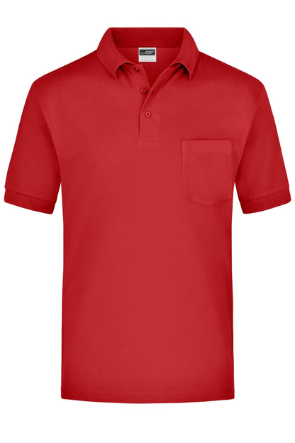 Polo Piqué Pocket - Red