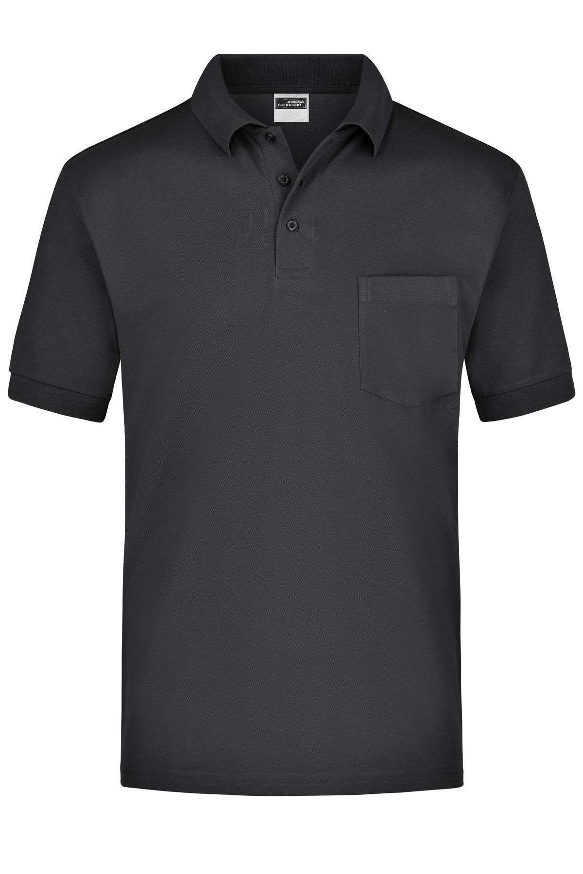 Polo Piqué Pocket - Black