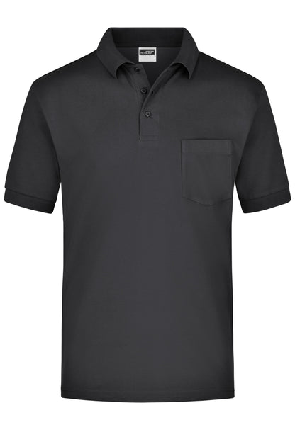 Polo Piqué Pocket - Black
