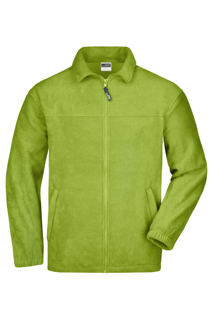 Full-Zip Fleece - Lime-green