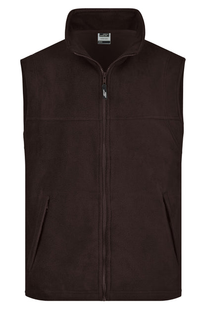 Fleece Vest - Brown