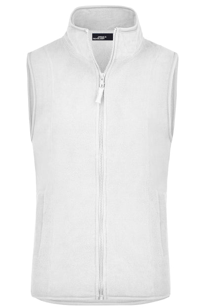 Girly Microfleece Vest - White