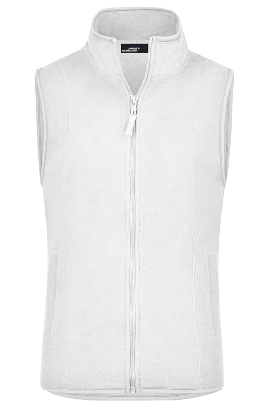 Girly Microfleece Vest - White