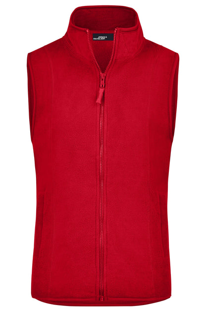 Girly Microfleece Vest - Red