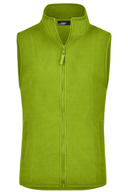 Girly Microfleece Vest - Lime-green