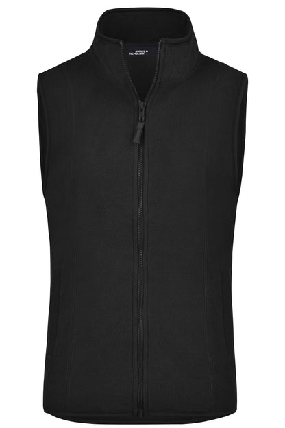 Girly Microfleece Vest - Black