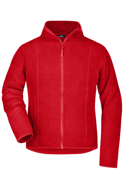 Girly Microfleece Jacket - Red