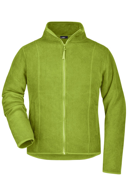 Girly Microfleece Jacket - Lime-green
