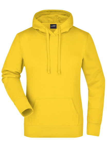 Ladie´s Hooded Sweat - Sun-Yellow