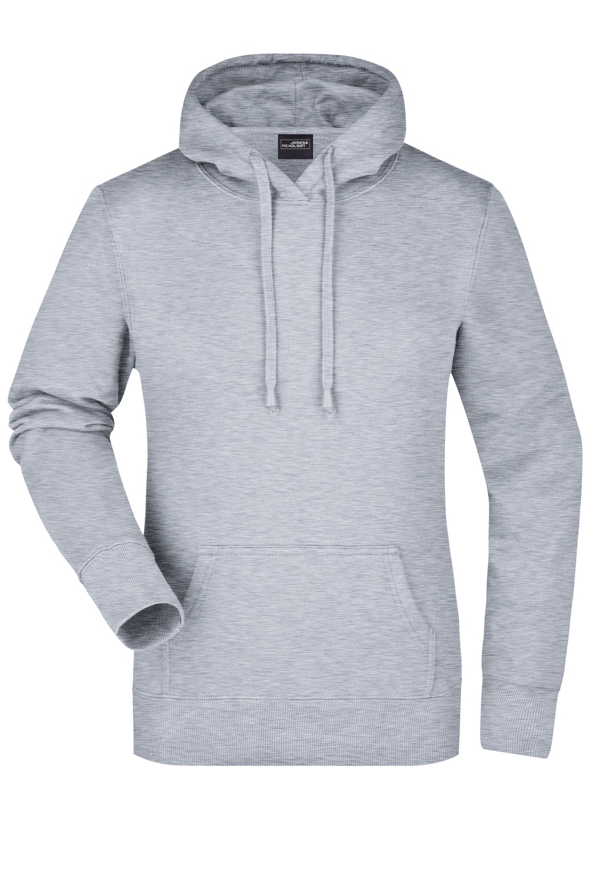 Ladie´s Hooded Sweat - Grey-Heather