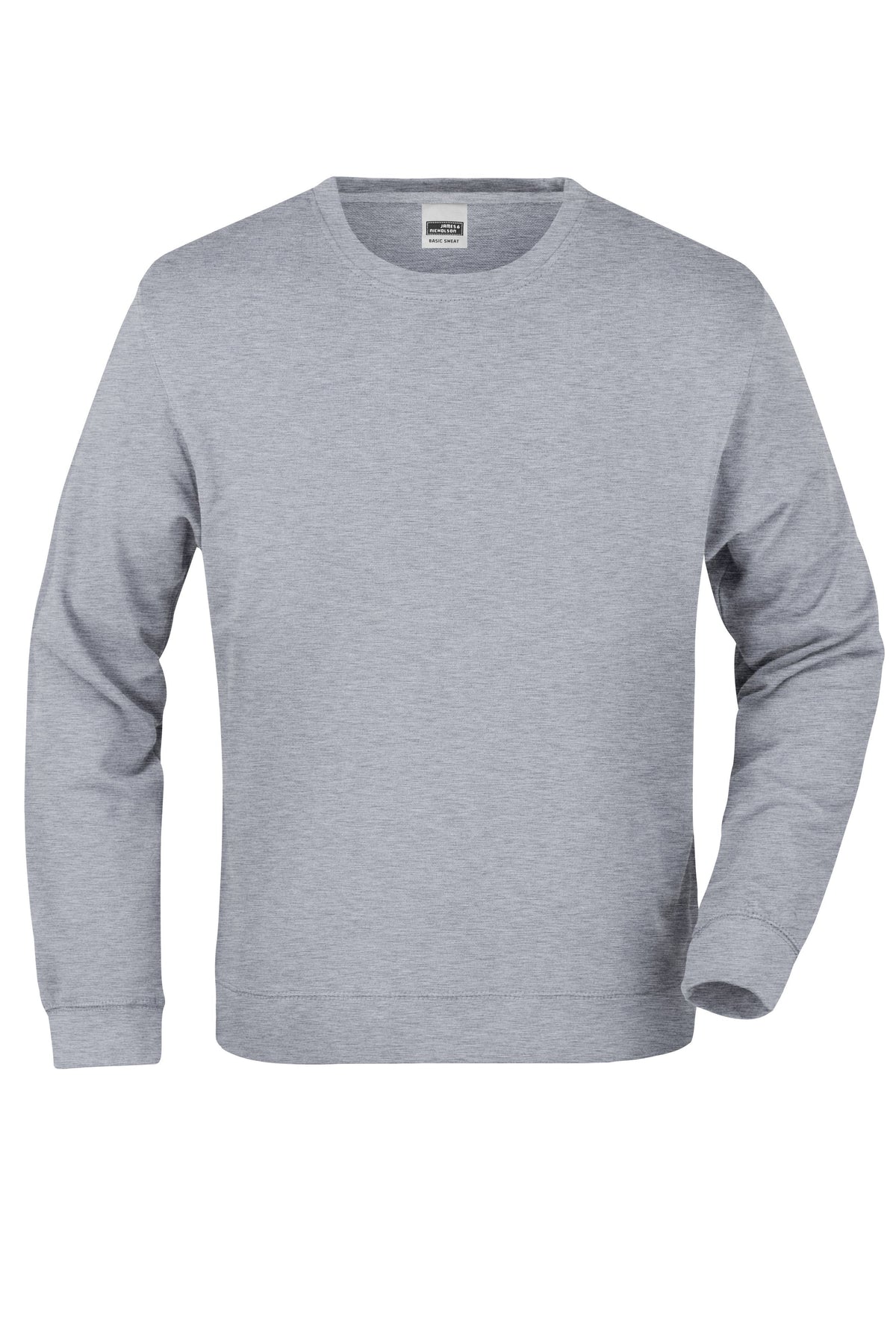 Basic Sweat - Grey-Heather