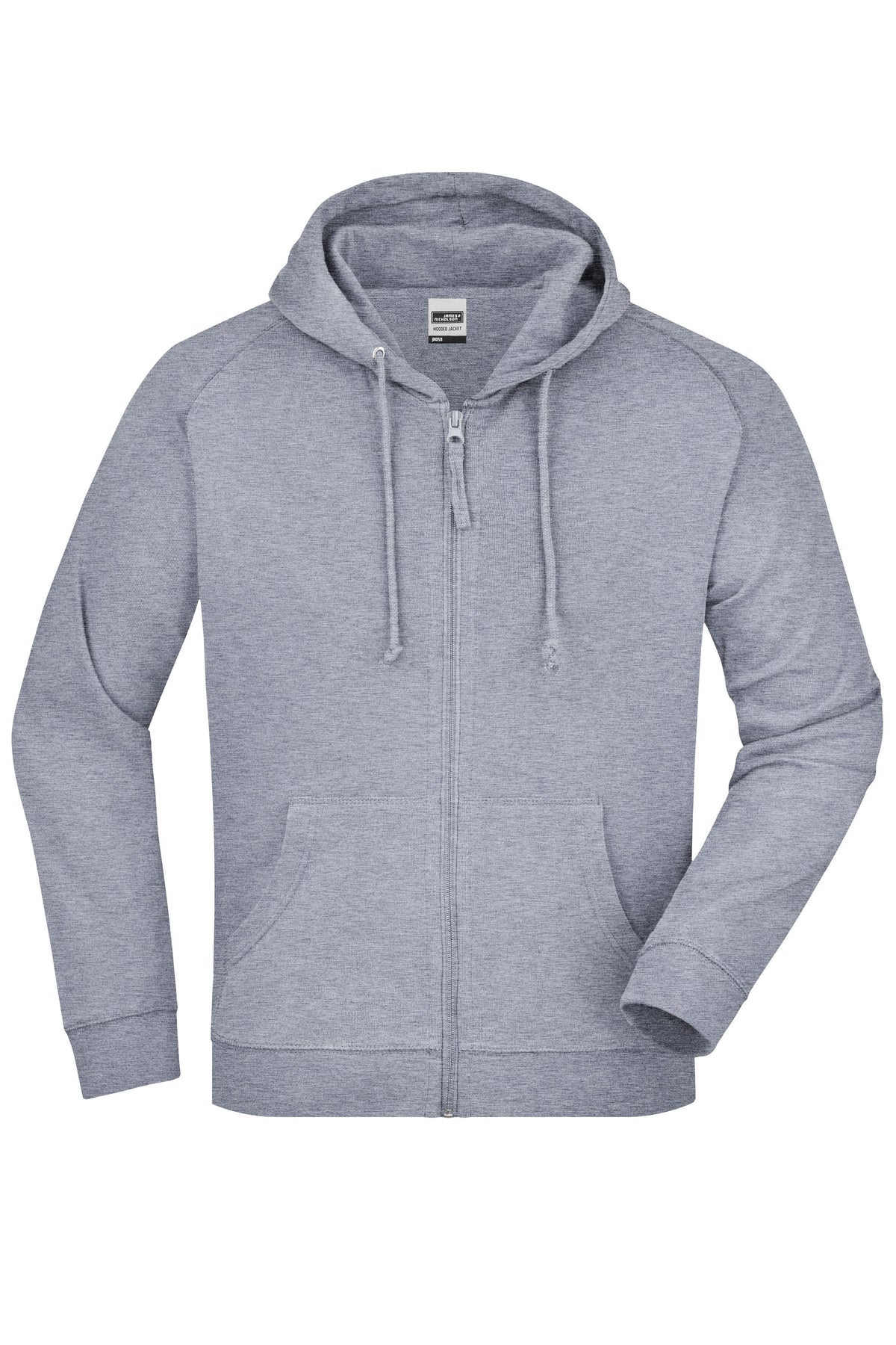 Hooded Jacket - Grey-Heather