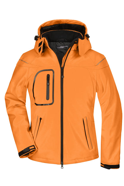 Ladies Winter Softshell Jacket - Orange