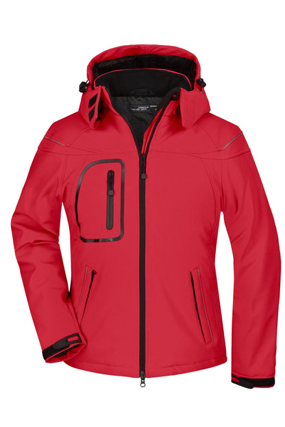 Ladies Winter Softshell Jacket - Red