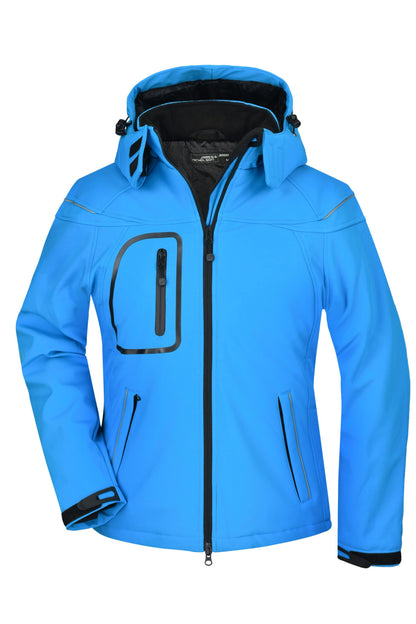 Ladies Winter Softshell Jacket - Aqua