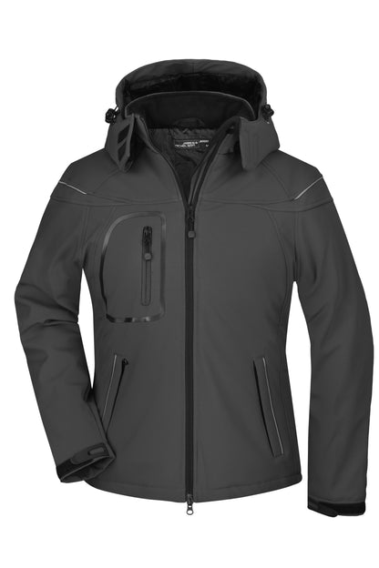 Ladies Winter Softshell Jacket - Black