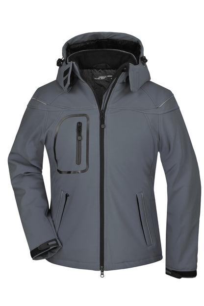 Ladies Winter Softshell Jacket - Carbon