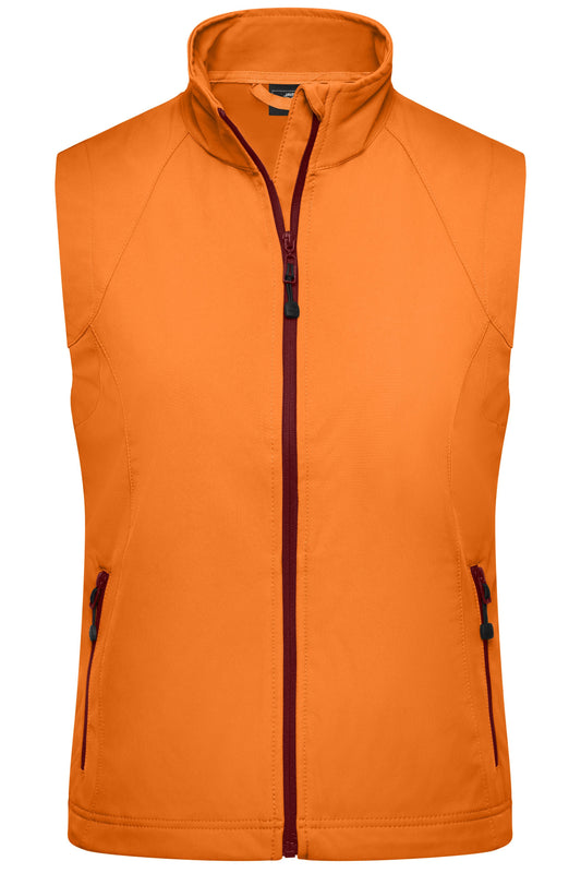 Ladies Softshell Vest - Orange