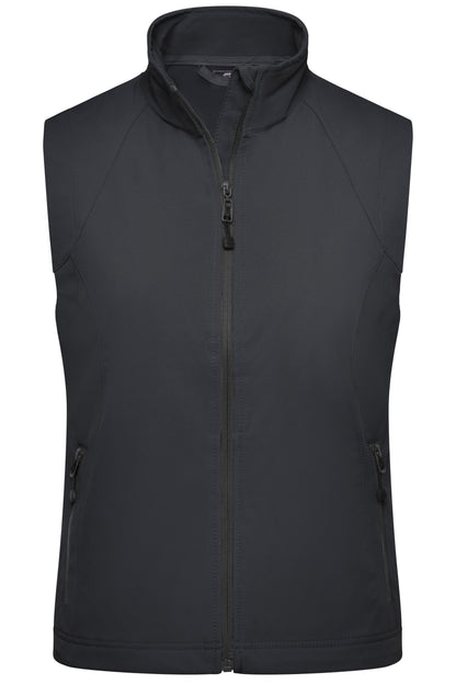 Ladies Softshell Vest - Black