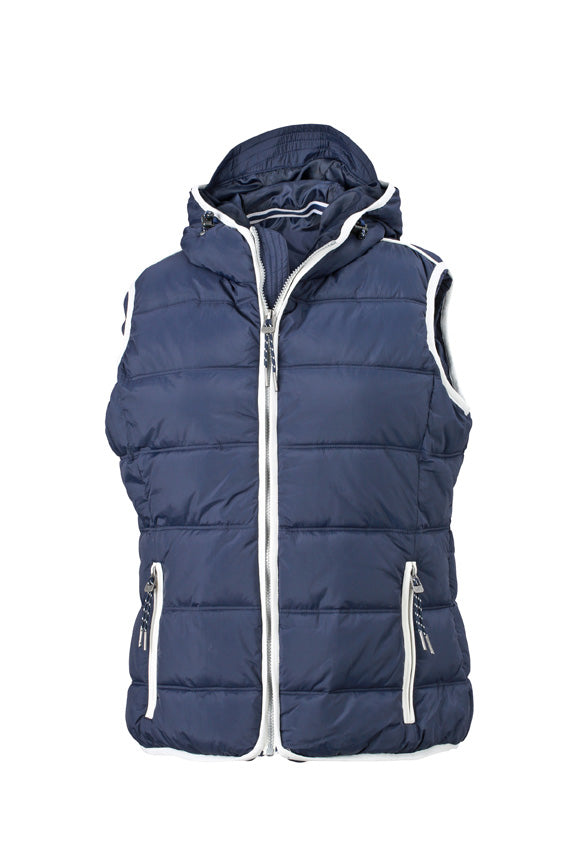 Ladie´s Maritime Vest - Navy/White