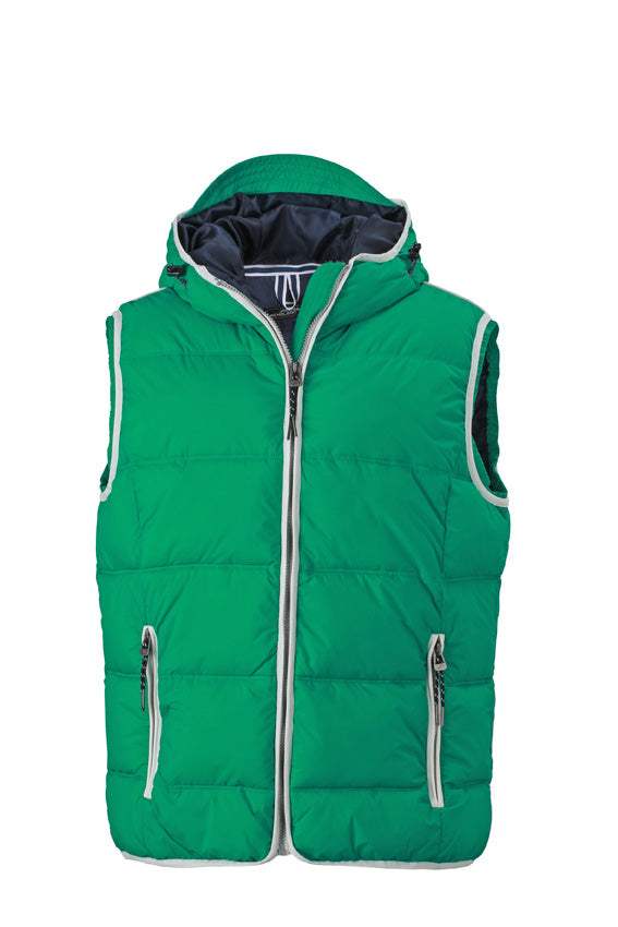 Men´s Maritime Vest - Irish Green/White