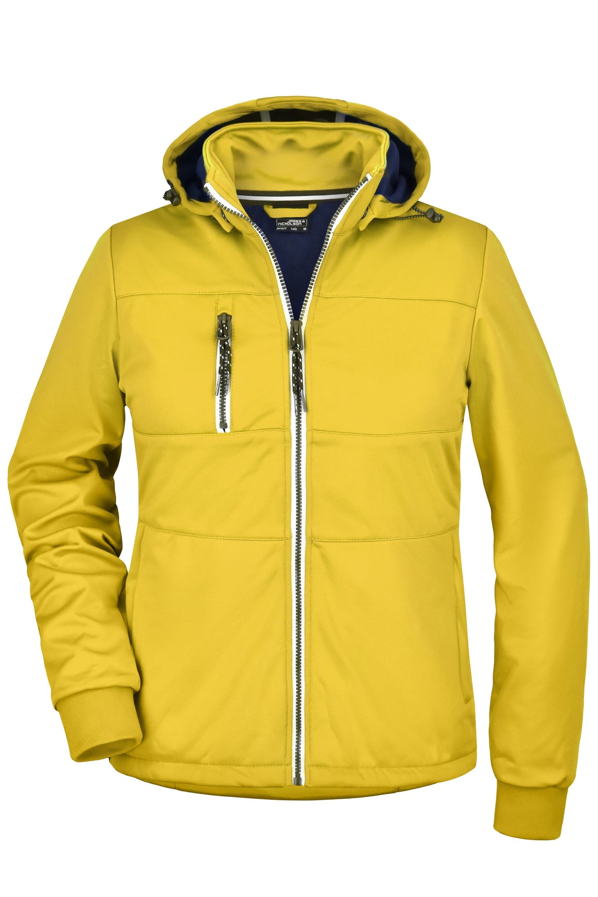 Ladie´s Maritime Jacket - Sun-yellow/White