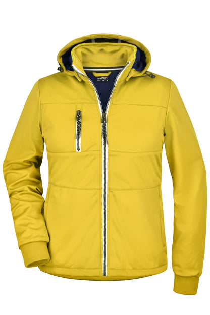 Ladie´s Maritime Jacket - Sun-yellow/White