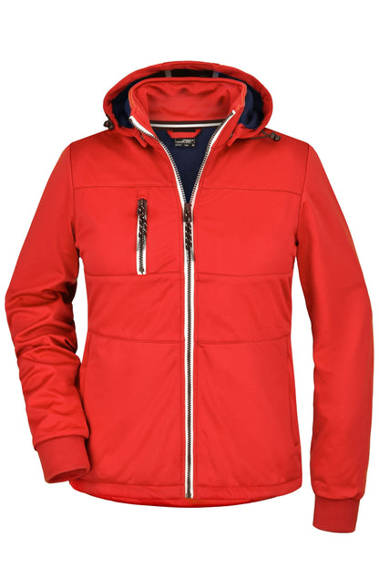 Ladie´s Maritime Jacket - Red/White